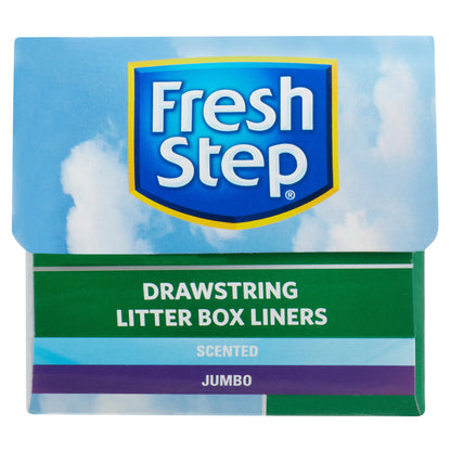 Drawstring Litter Box Liners Scented, Jumbo Size, 36" X 19" - 15 Count